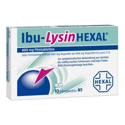 Ibu Lysin Hexal 684 mg tabletki powlekane 10 szt. od Hexal AG PZN 07532237