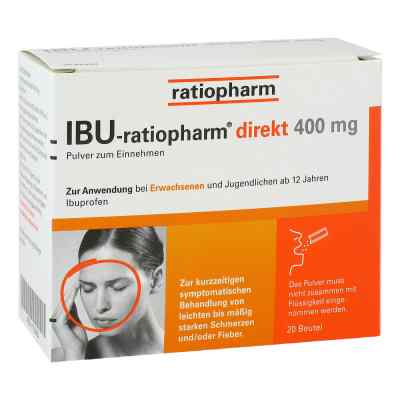 Ibu Ratiopharm direkt 400 mg saszetki 20 szt. od ratiopharm GmbH PZN 11722423