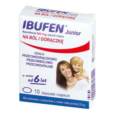 Ibufen Junior 10  od ZAKŁADY FARMACEUTY. POLPHARMA S.A. ODDZIAŁ MEDANA  PZN 08302543