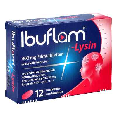 Ibuflam-lysin 400 mg Filmtabletten 12 szt. od A. Nattermann & Cie GmbH PZN 00365635
