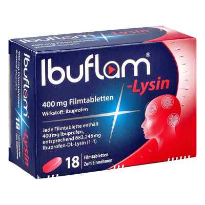 Ibuflam-lysin 400 mg Filmtabletten 18 szt. od A. Nattermann & Cie GmbH PZN 07089658