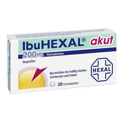 Ibuhexal akut 200 Filmtabl. 20 szt. od Hexal AG PZN 02222472