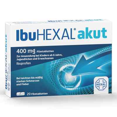 Ibuhexal akut 400 tabletki powlekane 20 szt. od Hexal AG PZN 00068972