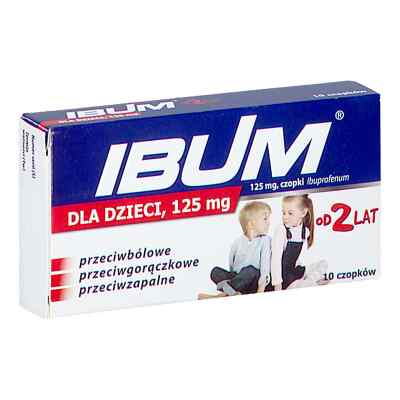 Ibum czopki 125 mg dla dzieci 10  od  PZN 08304364
