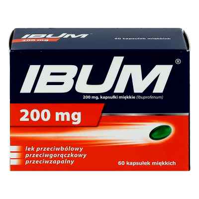 Ibum kapsułki miękkie 200 mg 60  od PRZEDSIĘBIORSTWO PRODUKCJI FARMACEUTYCZNEJ HASCO-L PZN 08300625