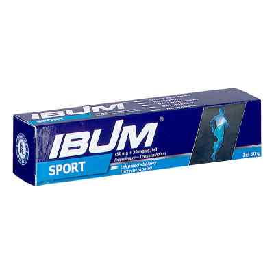 Ibum Sport żel 50 g od PRZEDSIĘBIORSTWO PRODUKCJI FARMACEUTYCZNEJ HASCO-L PZN 08304256