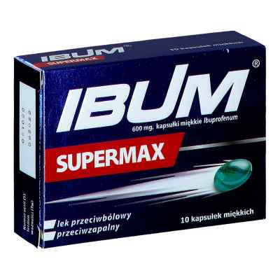 Ibum Supermax 10  od PRZEDSIĘBIORSTWO PRODUKCJI FARMACEUTYCZNEJ HASCO-L PZN 08301305