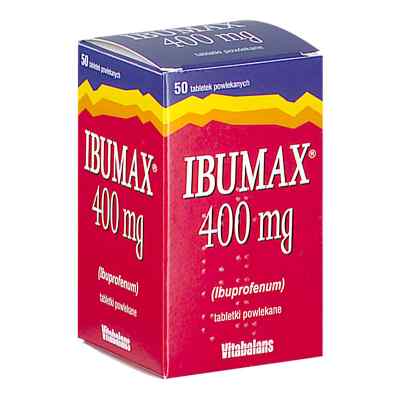 Ibumax 400mg tabletki 50  od VITABALANS OY PZN 08303358