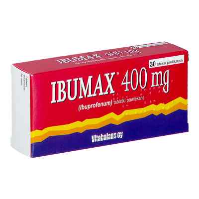 Ibumax 400mg tabletki powlekane 30  od VITABALANS OY PZN 08303019