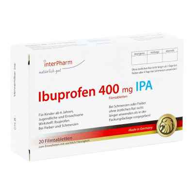 Ibuprofen 400 mg IPA tabletki powlekane 20 szt. od Interpharm GmbH PZN 11380098