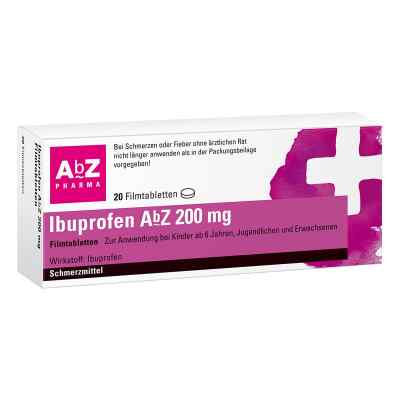Ibuprofen Abz 200 mg Filmtabl. 20 szt. od AbZ Pharma GmbH PZN 01016049