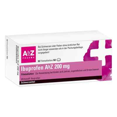 Ibuprofen Abz 200 mg tabletki powlekane 50 szt. od AbZ Pharma GmbH PZN 01016055
