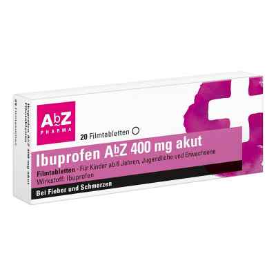 Ibuprofen Abz 400 mg akut Filmtabletten 20 szt. od AbZ Pharma GmbH PZN 11722825