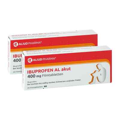 Ibuprofen AL akut 400mg 2x20 szt. od Alhopharm Arzneimittel GmbH PZN 08101034