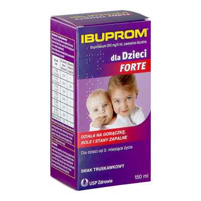 Ibuprom dla Dzieci Forte zawiesina 150 ml od FARMASIERRA S.A. PZN 08302062