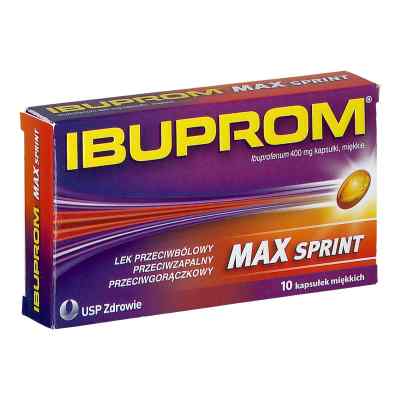 Ibuprom MAX Sprint kapsułki 10  od US PHARMACIA SP. Z O.O. PZN 08301654