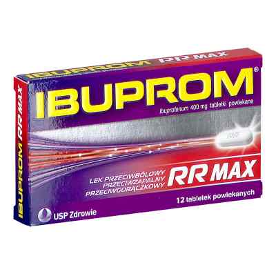 Ibuprom RR Max 400 mg tabletki powlekane 12 tabl. od US PHARMACIA SP. Z O.O. PZN 08301651