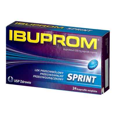 Ibuprom Sprint kapsułki 24 od US PHARMACIA SP. Z O.O. PZN 08300186