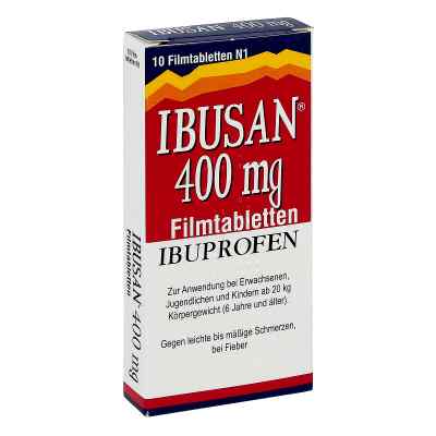 Ibusan 400 mg Filmtabletten 10 szt. od Blanco Pharma GmbH PZN 10090754