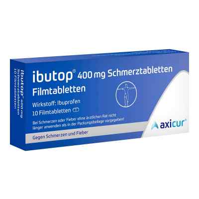 Ibutop 400 mg Schmerztabletten Filmtabletten 10 szt. od  PZN 11886113