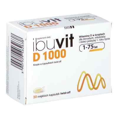 Ibuvit D 1000 30  od MEDANA PHARMA SPÓŁKA AKCYJNA PZN 08301504