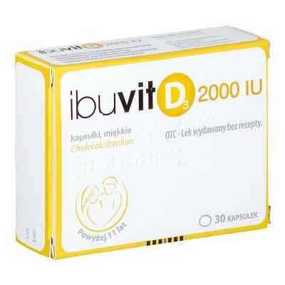 Ibuvit D3 2000 IU kapsułki 30  od MEDANA PHARMA SPÓŁKA AKCYJNA PZN 08302336