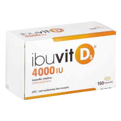 Ibuvit D3 4000 IU kapsułki miękkie 150  od ZAKŁ. FARMACEUTYCZNE POLPHARMA S.A. PZN 08306375