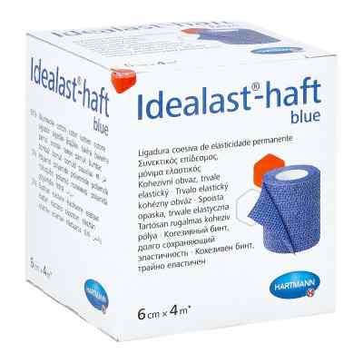 Idealast-haft color Binde 6 cmx4 m blau 1 szt. od PAUL HARTMANN AG PZN 10109382
