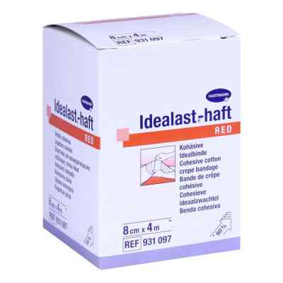 Idealast-haft color Binde 8 cmx4 m rot