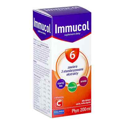 Immucol 6 syrop 200 ml od SOLINEA SP. Z O.O. SP.K. PZN 08303626