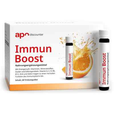 Immun Boost ampułki do picia 28X25 ml od apo.com Group GmbH PZN 18706752
