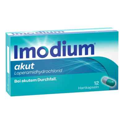 Imodium akut Kapseln 12 szt. od Johnson & Johnson GmbH (OTC) PZN 07296788