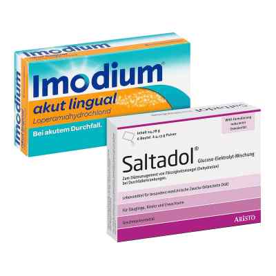 Imodium akut lingual  Saltadol Elektrolyt Pulver