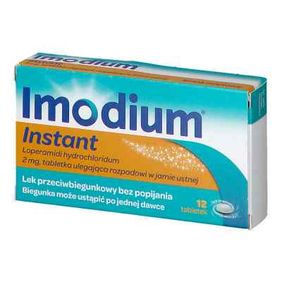 Imodium Instant 2 mg tabletki ulegające rozpadowi w jamie ustnej 12  od JANSSEN-CILAG S.P.A. PZN 08300867