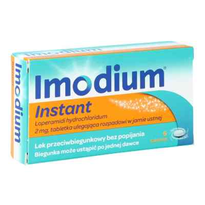 Imodium Instant tabletki 6  od JANSSEN-CILAG S.P.A. PZN 08300669