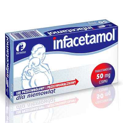 Infacetamol Farmina czopki