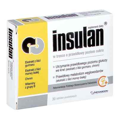 Insulan tabletki 30  od NOVASCON PHARMACEUTICALS SP. Z O.O. PZN 08303175