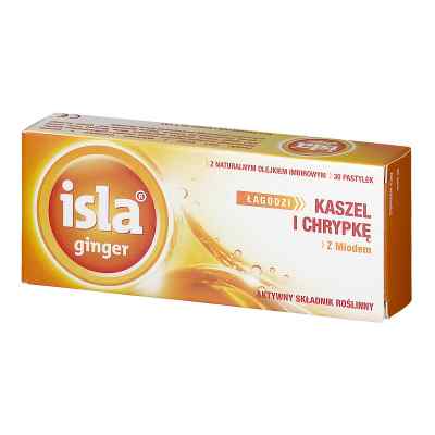Isla-Ginger pastylki do ssania 30  od ENGELHARD ARZNEIMITTEL GMBH & CO KG PZN 08300925
