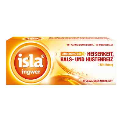 Isla Ingwer Pastillen 30 szt. od Engelhard Arzneimittel GmbH & Co PZN 07233871