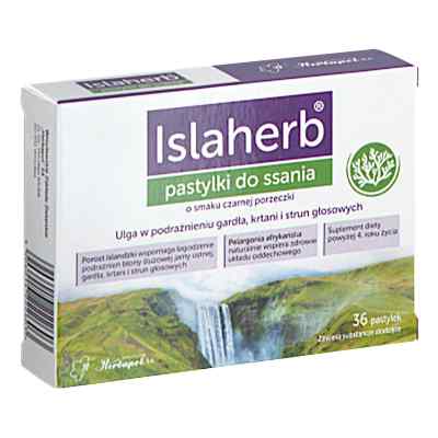 Islaherb pastylki do ssania z porostem islandzkim