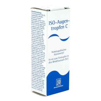 Iso Augentropfen C 10 ml od ISO-Arzneimittel GmbH & Co. KG PZN 06153265