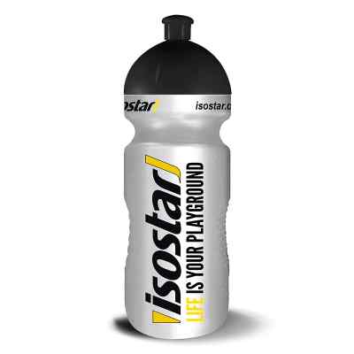 Isostar Butelka do picia Push Pull Silver 650 ml