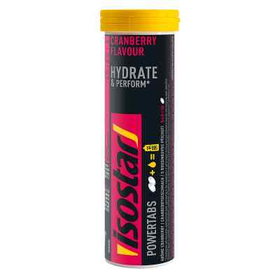 Isostar Powertabs Fast Hydration Cranberry tabletki musujące 