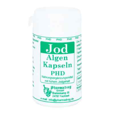 Jod Algen Kapseln 60 szt. od Pharmadrog GmbH PZN 02847025