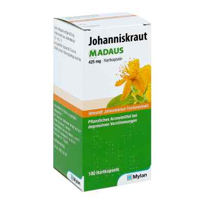 Johanniskraut Madaus 425 mg kapsułki 100 szt. od Mylan Healthcare GmbH PZN 15580233
