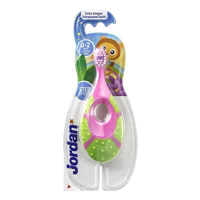 Jordan Babyzahnbuerste Step 1 0-2 Jahre 1 szt. od Megadent Deflogrip Gerhard Reeg GmbH PZN 01684549