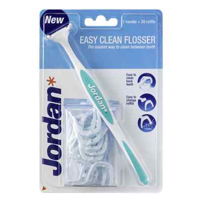 Jordan Miracle Flosser Zahnseid.hilfe+20 Refills 1 op. od Megadent Deflogrip Gerhard Reeg  PZN 09307384