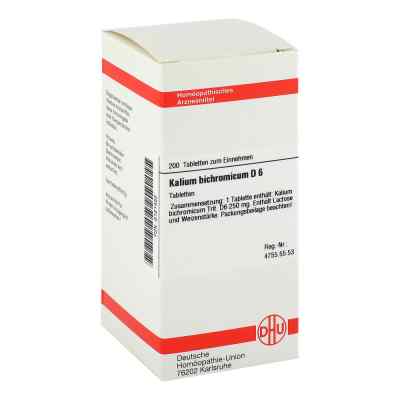 Kalium Bichromicum D 6 Tabl. 200 szt. od DHU-Arzneimittel GmbH & Co. KG PZN 02121452