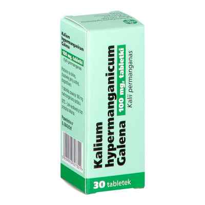 Kalium hypermanganicum Galena tabletki 100 mg 30  od FARMACEUTYCZNA SPÓŁDZIELNIA PRAC PZN 08302372