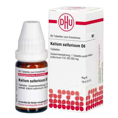 Kalium Sulfuricum D 6 Tabl. 80 szt. od DHU-Arzneimittel GmbH & Co. KG PZN 02632508